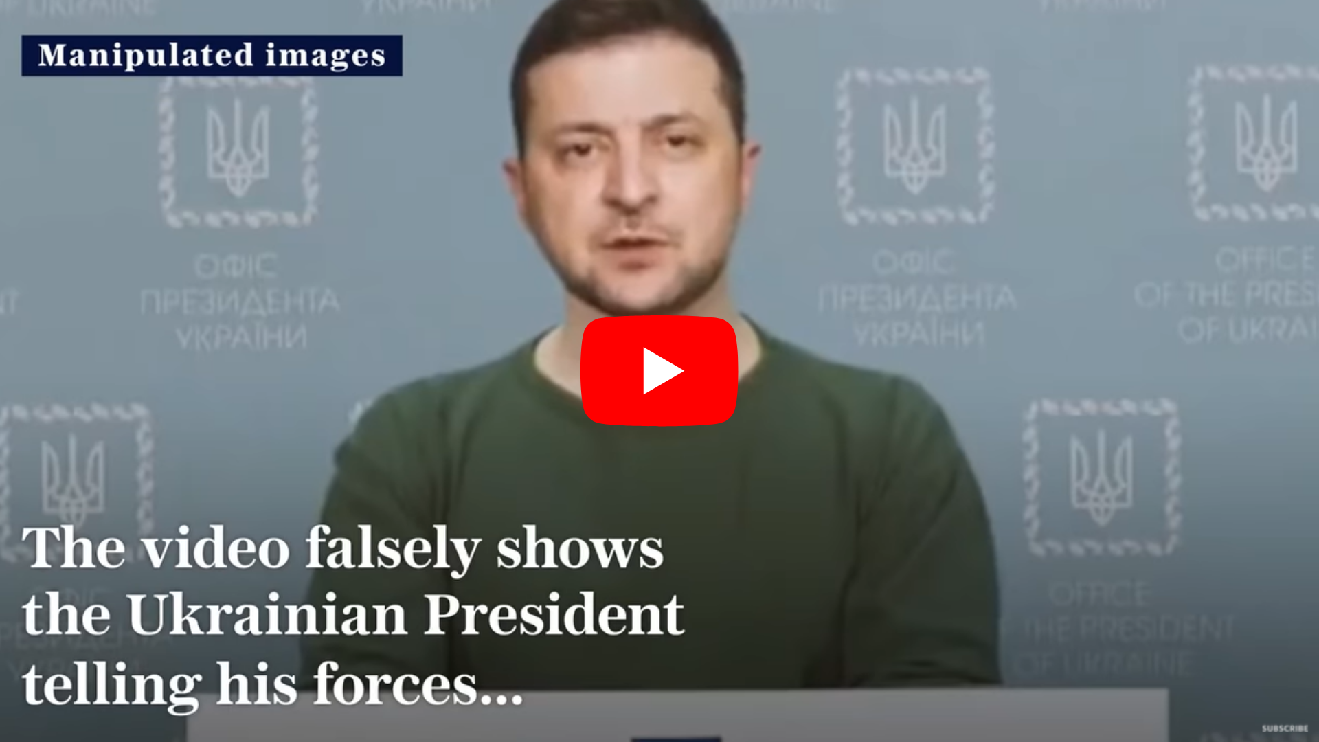 Deepfake Zelenski