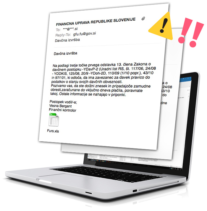 Informacijska varnost - Primer Cryptowall virusa