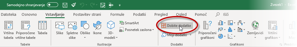 Add-in Excel Visio