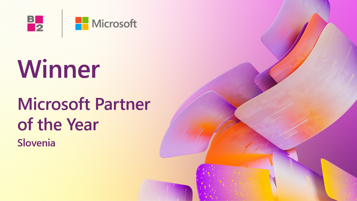 B2 IT_Microsoft Partner of the Year 2022 Slovenia