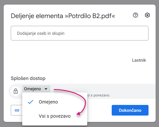 Potrdilo LinkedIn