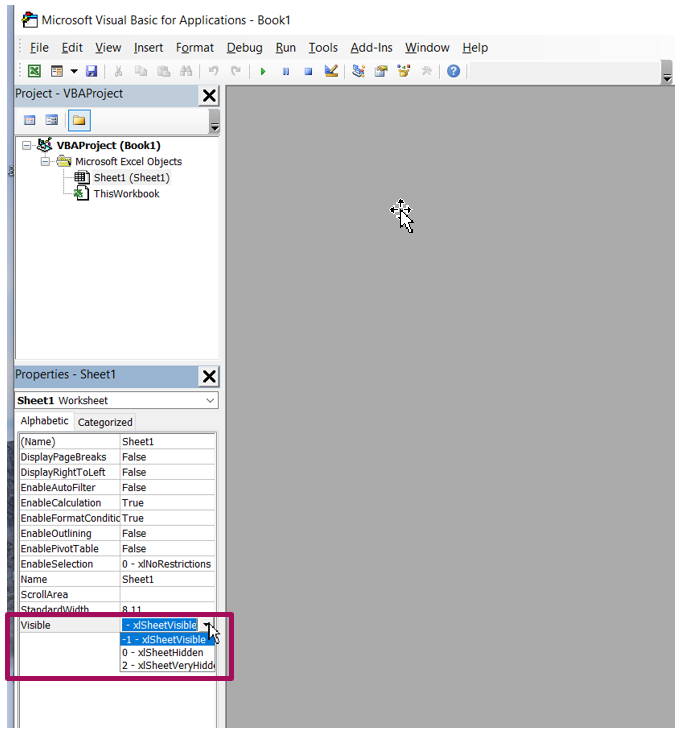 Verry hidden sheets Excel VBA