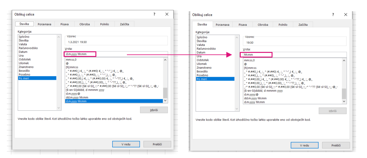 Excel ura NOW