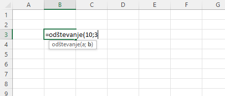 Funkcija Lambda v praksi v Excelu