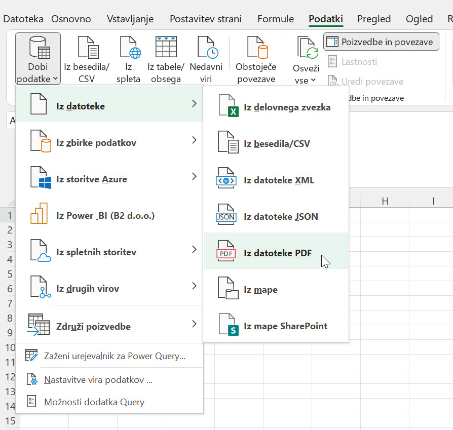 excel, pdf