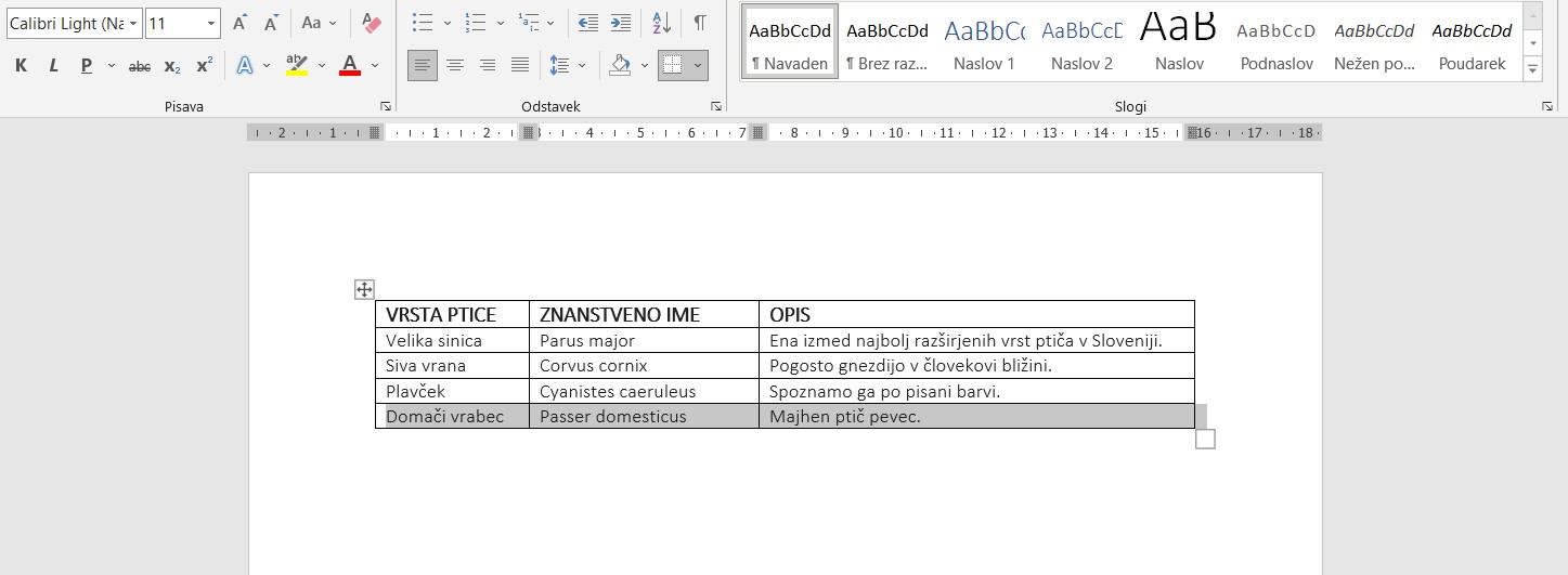 b2_microsoft word_bližnjica za premikanje