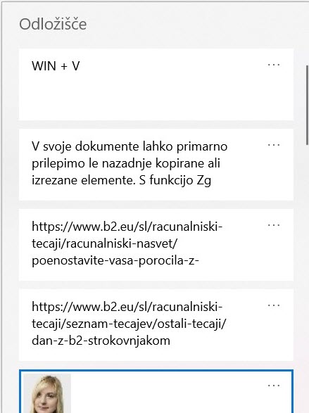 odložišče
