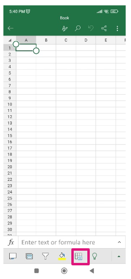 b2_excel_skeniranje podatkov preko mobilne aplikacije