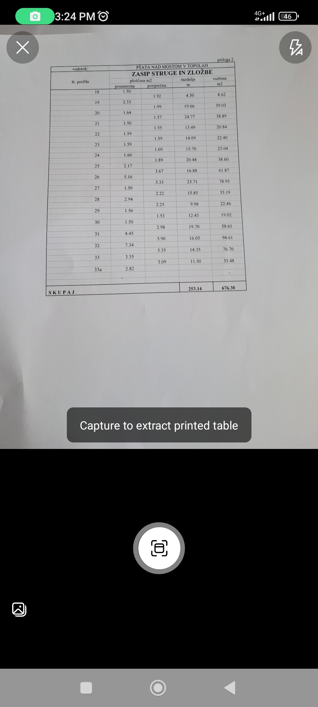 b2_excel_skeniranje podatkov preko mobilne aplikacije